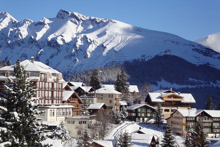 Mürren im Winter