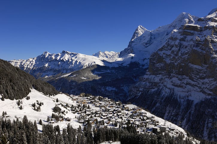 Mürren im Winter