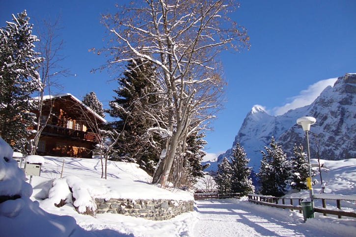 Mürren im Winter